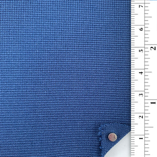 Solid Stretch Polyester Rib 1x1 A001319