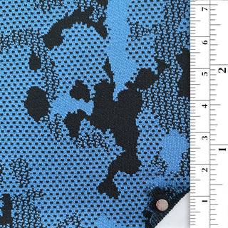 Abstract Stretch Polyester Jacquard A002301