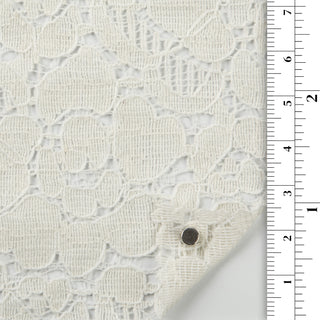 Solid Stretch Nylon Cotton Lace A023304 - Yardblox Fabrics