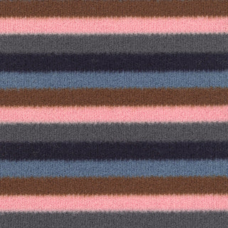 Stripes Stretch Double Peached Polyester Double Knit A030405