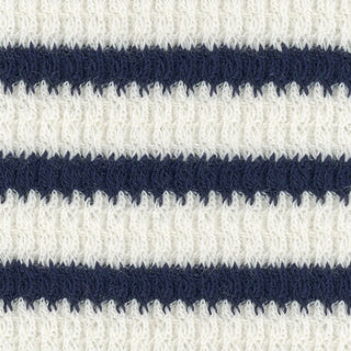 Stripes Stretch Combed Cotton Waffle A031414 - Yardblox Fabrics