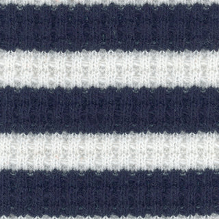 Stripes Stretch Combed Cotton Waffle A031415