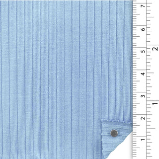 Solid Stretch Combed Cotton Viscose Rib 4x2 A107315 - Yardblox Fabrics