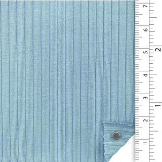 Solid Stretch Combed Cotton Viscose Rib 4x2 A107315