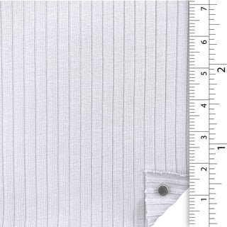 Solid Stretch Combed Cotton Viscose Rib 4x2 A107315 - Yardblox Fabrics