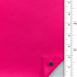 Solid Stretch Combed Cotton Polyester French Terry A107323