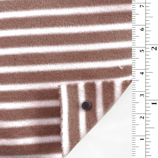 Stripes Stretch Double Peached Rayon Acrylic Double Knit / Interlock A112301