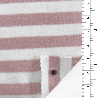 Stripes Stretch Double Peached Rayon Acrylic Double Knit / Interlock A112302