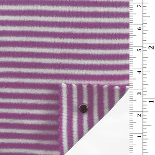 Stripes Stretch Double Peached Rayon Acrylic Double Knit / Interlock A112304