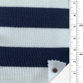 Stripes Stretch Cotton Rib 1x1 A112306 - Yardblox Fabrics