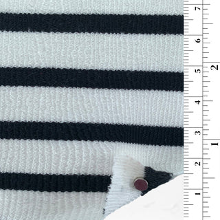 Stripes Stretch Cotton Rib 1x1 A112306 - Yardblox Fabrics