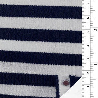 Stripes Stretch Cotton Rib 1x1 A112306 - Yardblox Fabrics