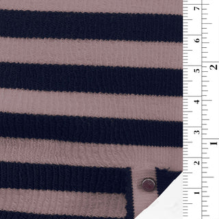 Stripes Stretch Cotton Rib 1x1 A112306 - Yardblox Fabrics