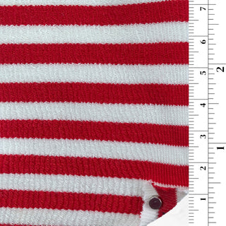 Stripes Stretch Cotton Rib 1x1 A112306