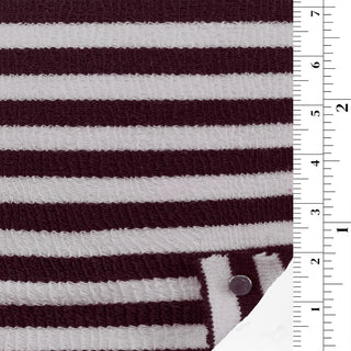 Stripes Stretch Cotton Rib 1x1 A112306 - Yardblox Fabrics