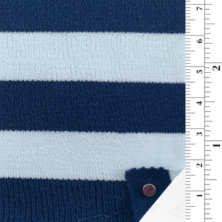 Stripes Stretch Cotton Rib 1x1 A112308