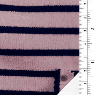 Stripes Stretch Cotton Rib 1x1 A112308 - Yardblox Fabrics