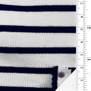 Stripes Stretch Cotton Rib 1x1 A112308