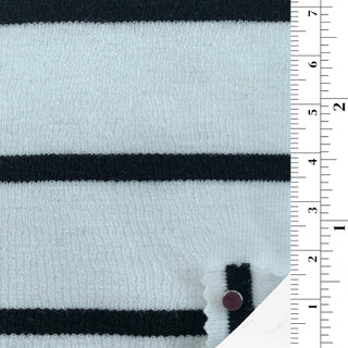 Stripes Stretch Cotton Rib 1x1 A112308