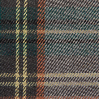 Plaid/Checkered Front Peached Washed Cotton Twill A117319 - Yardblox Fabrics