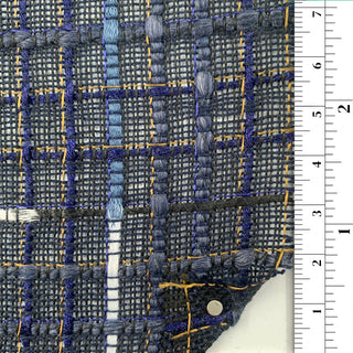 Plaid/Checkered Polyester Acrylic Tweed B004305 - Yardblox Fabrics