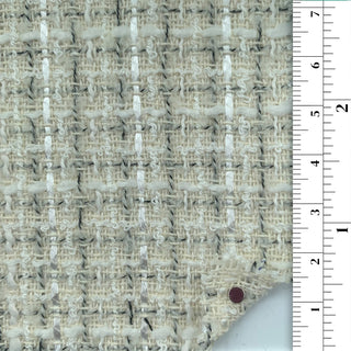 Plaid/Checkered Polyester Wool Tweed B004306 - Yardblox Fabrics