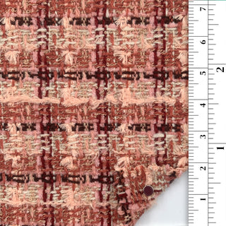 Plaid/Checkered Polyester Acrylic Tweed B004312 - Yardblox Fabrics