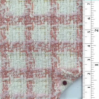 Plaid/Checkered Acrylic Polyester Tweed B004324 - Yardblox Fabrics