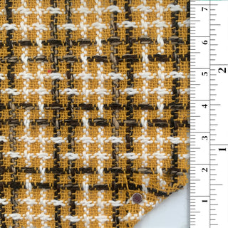 Plaid/Checkered Polyester Tweed B004326 - Yardblox Fabrics