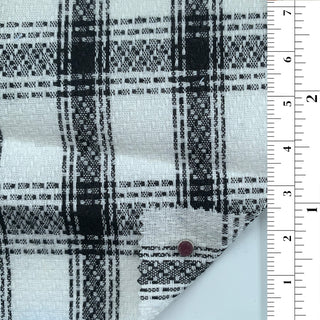 Plaid/Checkered Cotton Jacquard B010311