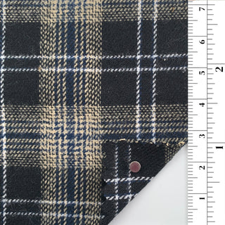 Tartan Double Peached Cotton Jacquard B010316