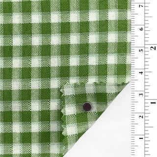 Gingham Cotton Polyester Chambray/Oxford B010320 - Yardblox Fabrics