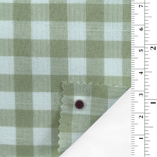 Gingham Cotton Polyester Slub B010322 - Yardblox Fabrics