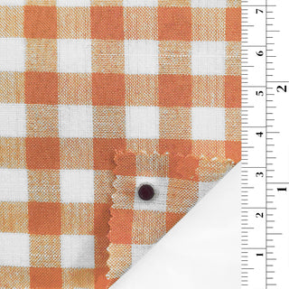 Gingham Cotton Polyester Slub B010322 - Yardblox Fabrics