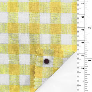 Gingham Cotton Polyester Slub B010322 - Yardblox Fabrics