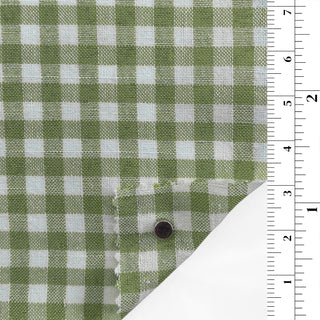 Gingham Cotton Polyester Slub B010323 - Yardblox Fabrics