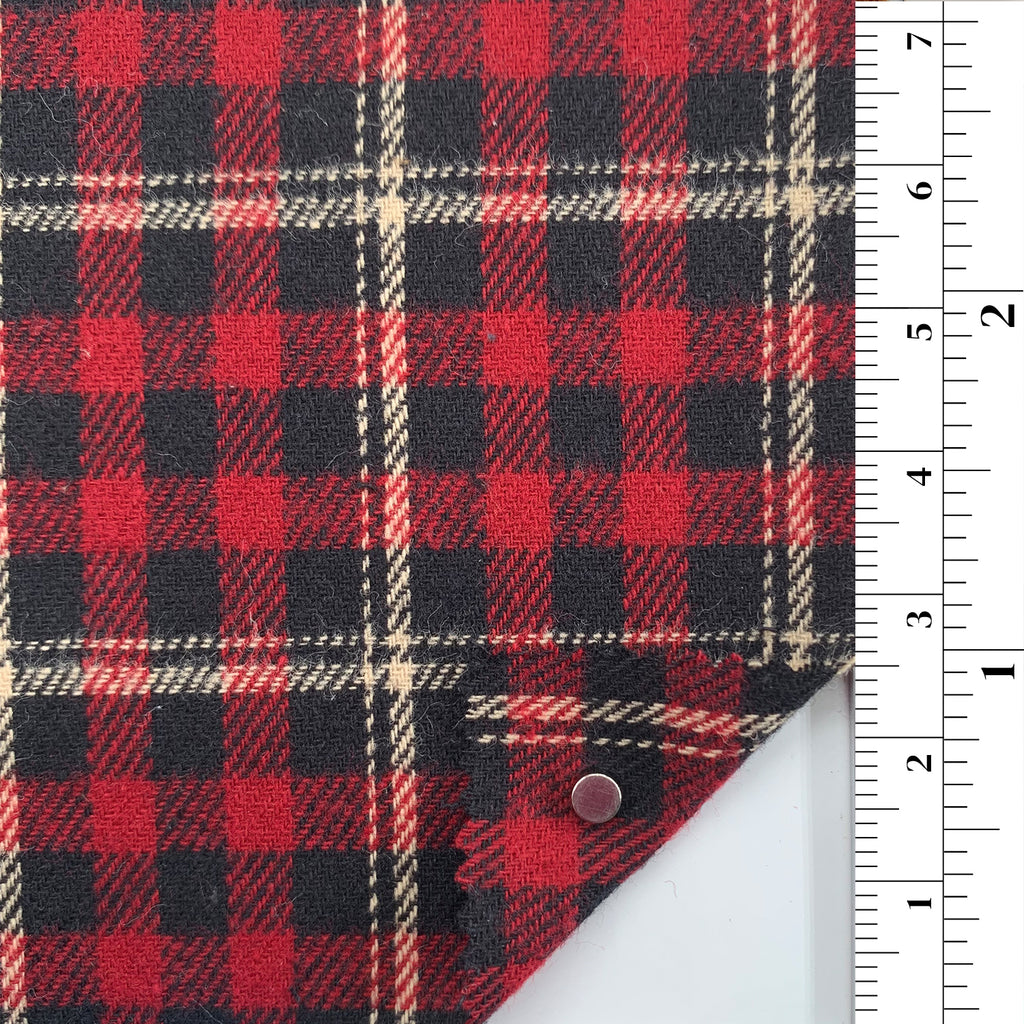 Plaid/Checkered Double Peached Cotton Jacquard B010334 – Yardblox Fabrics