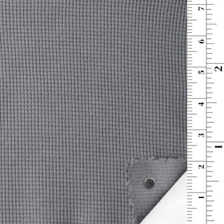 Solid Stretch Cotton Polyester Waffle B011306 - Yardblox Fabrics