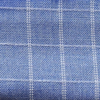 Windowpane Cotton Polyester Chambray/Oxford B013313 - Yardblox Fabrics