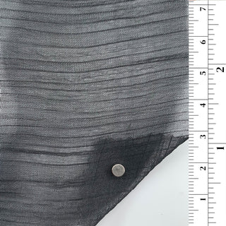 Solid Metallic Crinkled Polyester Organza B016306