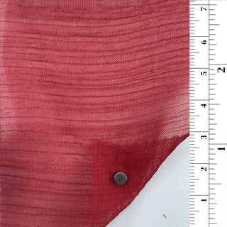 Solid Metallic Crinkled Polyester Organza B016306