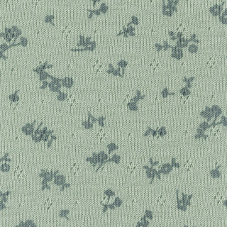 Floral Stretch Cotton Pointelle B021408