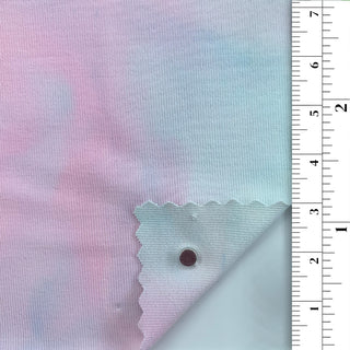 Tie Dye Stretch Polyester Single Jersey C002313 - Yardblox Fabrics