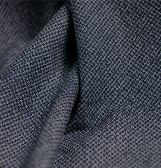 Yardblox Exclusive Ermenegildo Zegna Houndstooth Charcoal/Multi Color Non-Stretch Worsted Wool Tweed DS01461