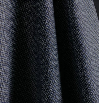 Yardblox Exclusive Ermenegildo Zegna Houndstooth Charcoal/Multi Color Non-Stretch Worsted Wool Tweed DS01461