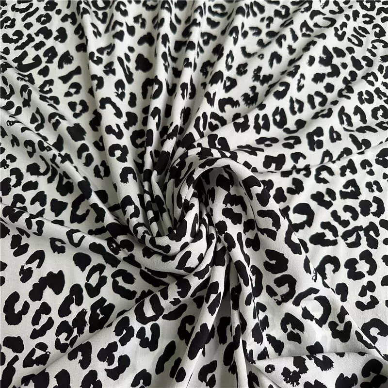 Yardblox Exclusive Diane von Furstenberg Animal White/Black Non-Stretc ...