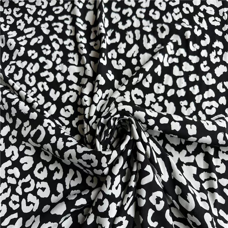 Yardblox Exclusive Diane von Furstenberg Animal Black/White Non-Stretc ...