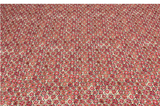 Yardblox Exclusive Made in Japan Artisan Independent Designer Geometric Red/Multi Color Non-Stretch Ramie Plain Woven DS11422 - Yardblox Fabrics