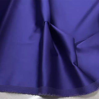 Yardblox Exclusive Made in Japan Luxury Designer Solid Violet Non-Stretch Triacetate Polyester Blended Satin DS12418