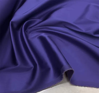 Yardblox Exclusive Made in Japan Luxury Designer Solid Violet Non-Stretch Triacetate Polyester Blended Satin DS12418 - Yardblox Fabrics